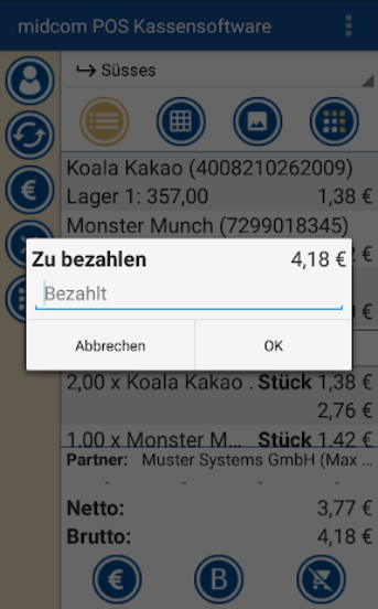 24h-Notdienste.App Vor Ort direkt Bezahlen Bar oder per Debit Karte - IBAN Auslesen und Lastschrift erzeugen